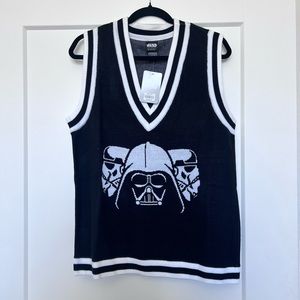 Black and white Star Wars her universe sweater vest